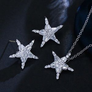 Star Earrings and Necklace Set